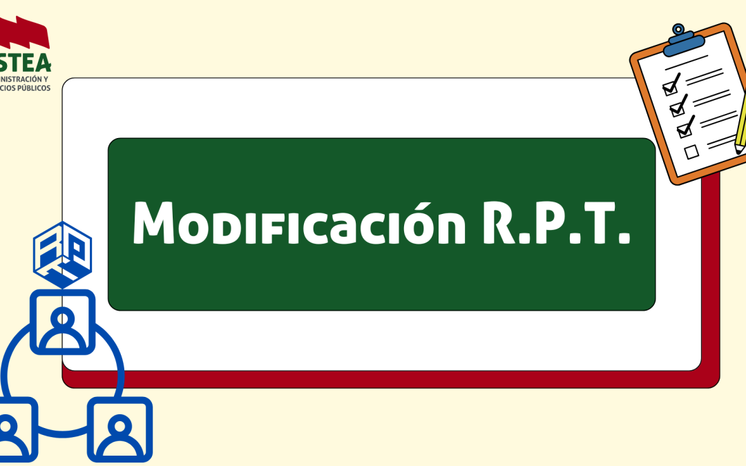 MODIFICACIÓN RPT EN CUMPLIMIENTO DE SENTENCIAS.